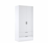 Шафа 2дв 2шх Міромарк Хеппі 2 дверна графіт сірий 100 см