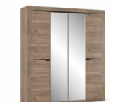 Шафа 4Д Mebel Service Софія 4 дверна дуб табако 196 см