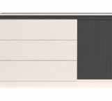 Комод KOM1D3S Монако Кашемир / Элегантний серый софттач