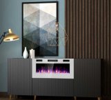 Комод 180 EF Pafos з електрокаміном