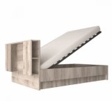 Кровать 160 с подъемником и полками Jazz