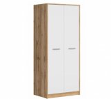 Шкаф SZF2D BRW Poland Matos 2 дверный белый