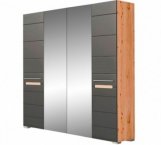 Шкаф 4Д3 Світ Меблів Бьянко Графит 4 дверный графит 200 см