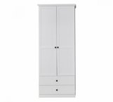 Шкаф 2D2S Mebelbos Brandson 2 дверный белый 81 см 