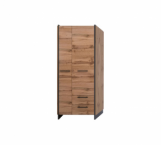 Шкаф Мебельбос 2D2S/45 2 дверный дуб вотан Amino 82 см