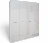 Шкаф 4Д Миромарк Белла 4 дверный белый 183 см