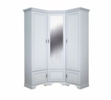 Шкаф ВМК Украина SZFN5D Кентуки 3 дверный белый альпийский 137 см