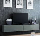 Тумба под ТВ Vigo/Виго RTV180 Серый мат/Серый глянец Cama Ширина 180 см