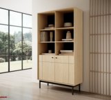 Стелаж дуб лінеа Japandi R104