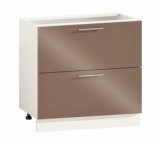 Тумба нижня Н80.82.2Я Фарбований високий глянець з друком