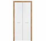 Шкаф SZF2D BRW Poland Balder 2 дверный белый 90 см