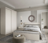 Спальня London/Лондон Гербор №2 з тумбою 2D1S та дзеркалом Lus70