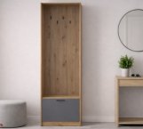 Пенал-вешалка Doros Ронди Дуб Артизан / Графит