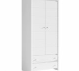 Шафа SZF2D2S ВМК Украіна Крістіна 2 дверна білий 90 см