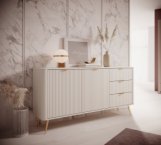 Комод 2D3S/163 Беж/Золоті ніжки Lante