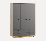 Шафа Морелі К006 Куба 3 дверна дуб аппалачі 150 см