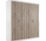 Шкаф SZF4D Гербор Сара 4 дверный дуб сонома 196 см