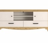 Тумба под телевизор RTV2D2S Дана Кашемир / Дуб артизан