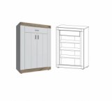 Комод 2дв 1шх Санторіні