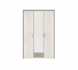 Шафа 3Д Сокме Сара 3 дверна піно 136 см