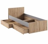 Ліжко з шухлядами Бум