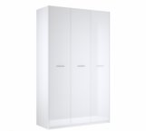 Шафа 3дв Міромарк Беладжіо 3 дверна білий глянець 138 см