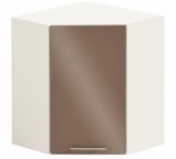 Шафа верхня В60х60.72.1Д./В60х60.92.1Д. кут. Фарбований високий глянець 