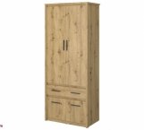 Шкаф SZF 4D1S VMV holding Айсон 2 дверный дуб крафт