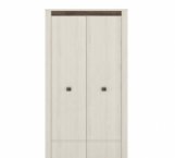 Шкаф комбинированный SZF2D Гербор Селена 2 дверный ясен снежный