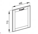 Фасад під посудомийку Ф 45 ПМ Домініка