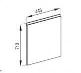 Фасад 45 під посудомийку Мілана