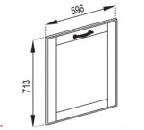 Фасад під посудомийку Ф 60 ПМ Домініка