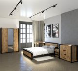 Спальня Loft комплектация 04 MebliRoMax