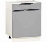 Тумба нижняя Н60.82.1Я2Д Лофт глянец