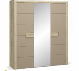 Шкаф 3Д Mebel Service Флоренс 3 дверный капучино 190 см