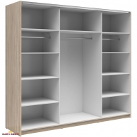 Шкаф-купе с зеркалом SZF/220/M Tetrix 
