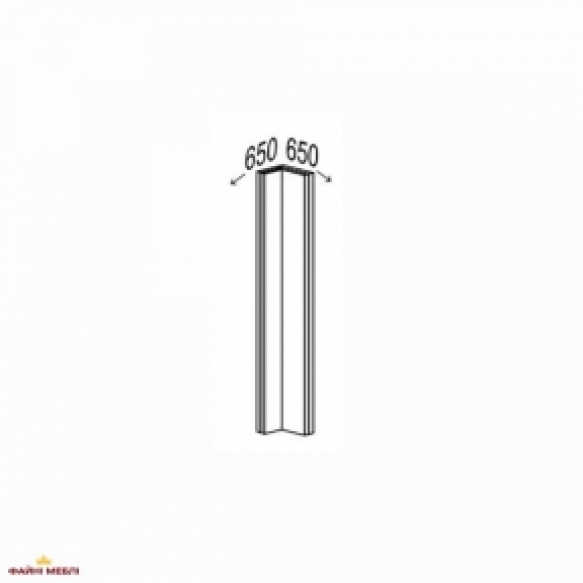Секція нижня обманка КутН 90° 650х650/820 Міленіум WG