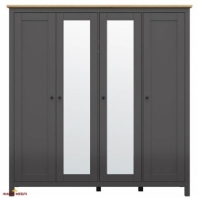 Шафа SZF2L2D3E BRW Poland Hesen 3 дверна чорний 197 см