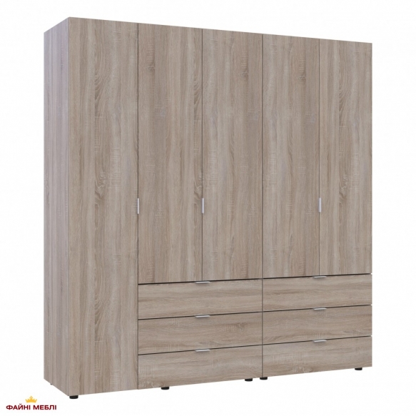 Шафа Дорос Гелар дуб сонома 5 дверна 193,7 см 5