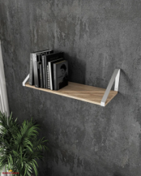 Полиця настінна сонома/білий XT21