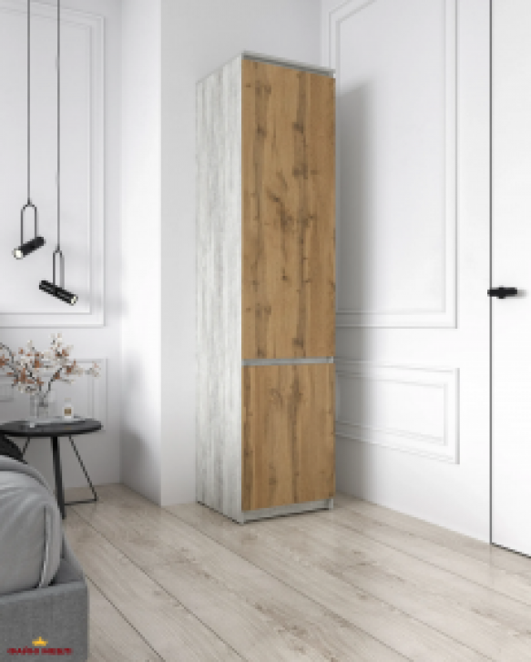 Шкаф Морели Т217 бетон/аппалачи с полками 50 см