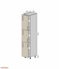 №40 Пенал нижний 40 Люкс RODOS