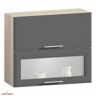 Шкаф верхний В80.72.1Д1СК Бар Хай-Тек глянец перламутр