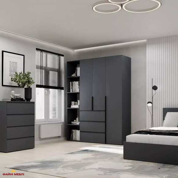 Шкаф распашной комбинированный трёхдверный Art In Head №8 Light, ширина 160 см 1 Шкаф распашной комбинированный трёхдверный Art In Head №8 Light, ширина 160 см 1