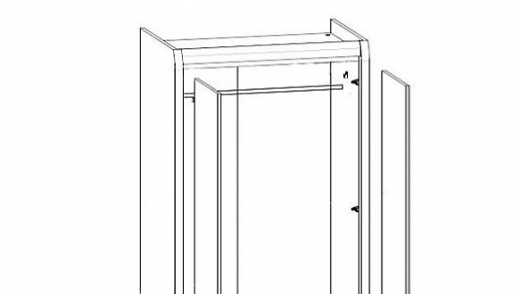 Шкаф SZF2D2S Лорен 2