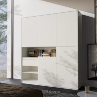 Шкаф Морели RS-2 3 дверный белый 150 см