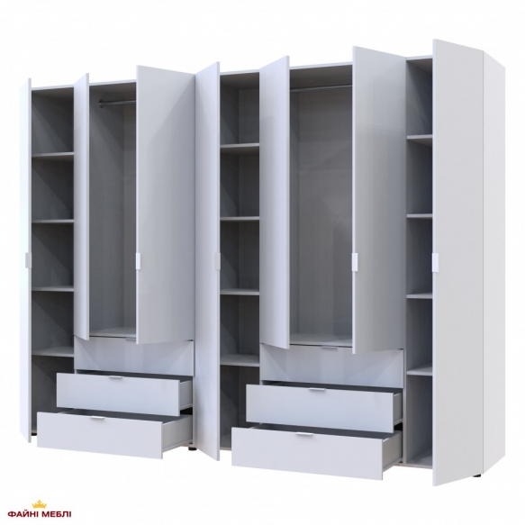 Шафа Дорос Гелар білий 7 дверна 271,2 см 0