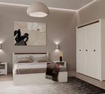 Модульная спальня Selena/Селена Гербор Ясень снежный/Дуб Ансберг тёмный