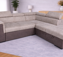 Кутовий диван розкладний дельфін Беніто Меблі Стиль 252 х 221 см