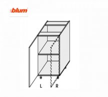 Секция нижняя правая 45Н/820 1дв Pro Blum Миллениум WG